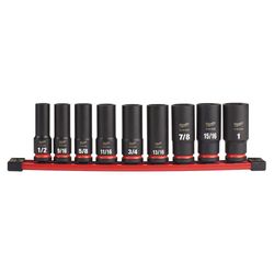 Set de Copas SAE de 1/2 Plg 9 Pzas