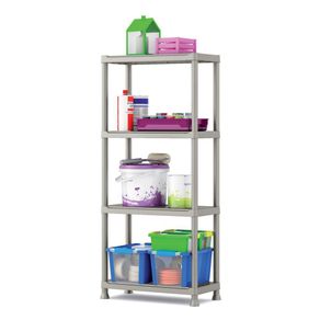 Estantería 4 Niveles Scaffale Plus Gris