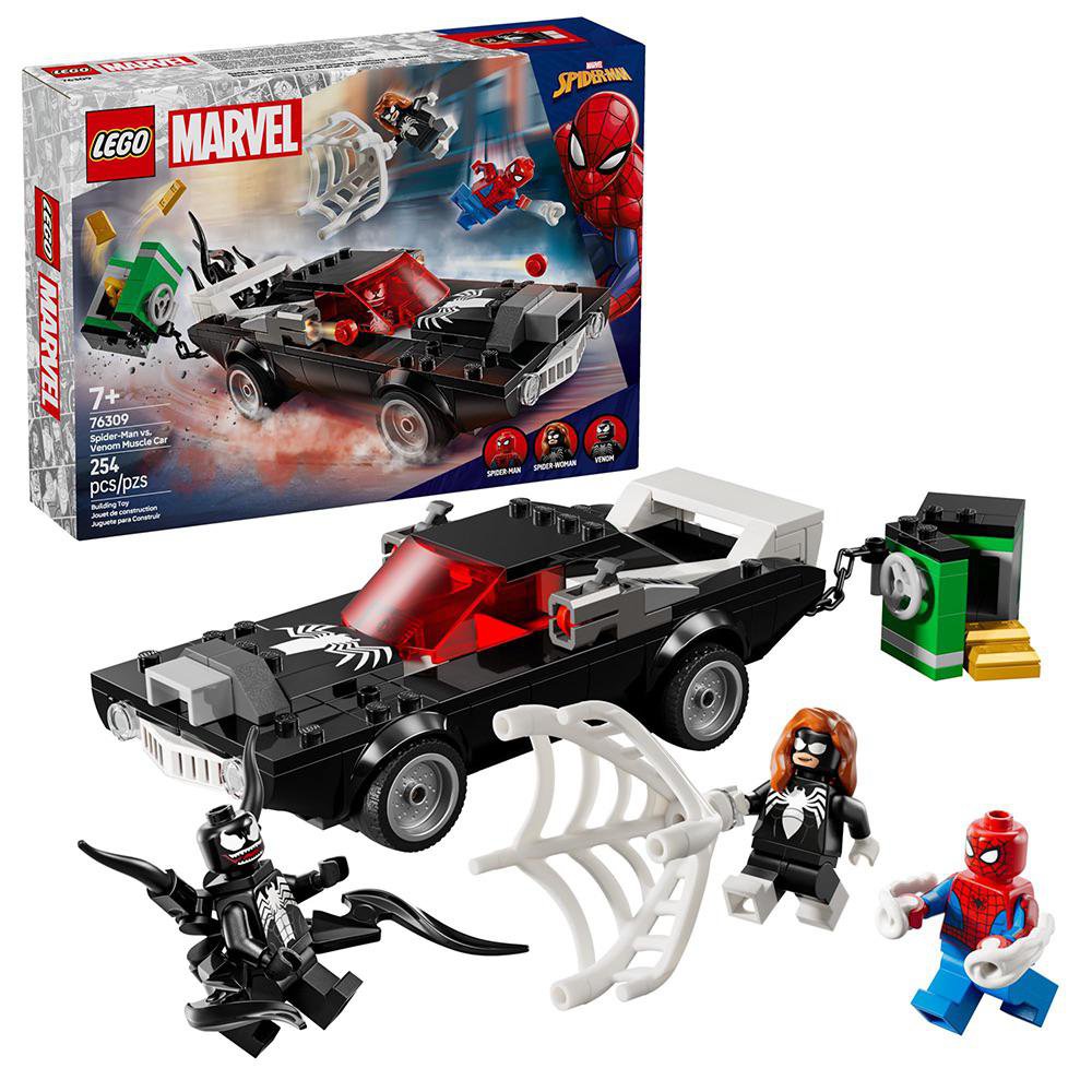 LEGO Marvel Spider-Man vs. Vehículo de Venom #76309 de 254 Piezas