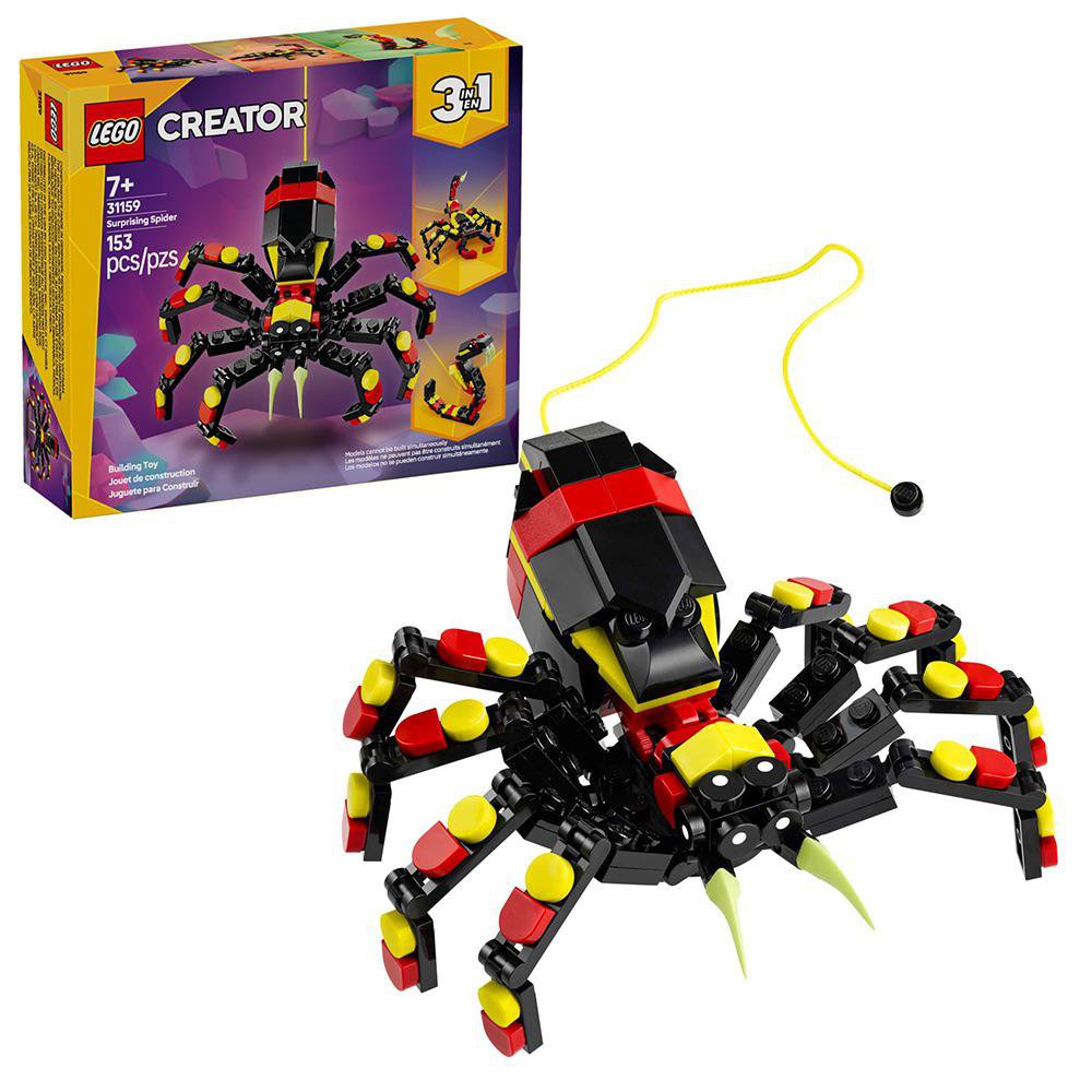 LEGO Creator 3 en 1 Araña Misteriosa #31159 de 153 Piezas