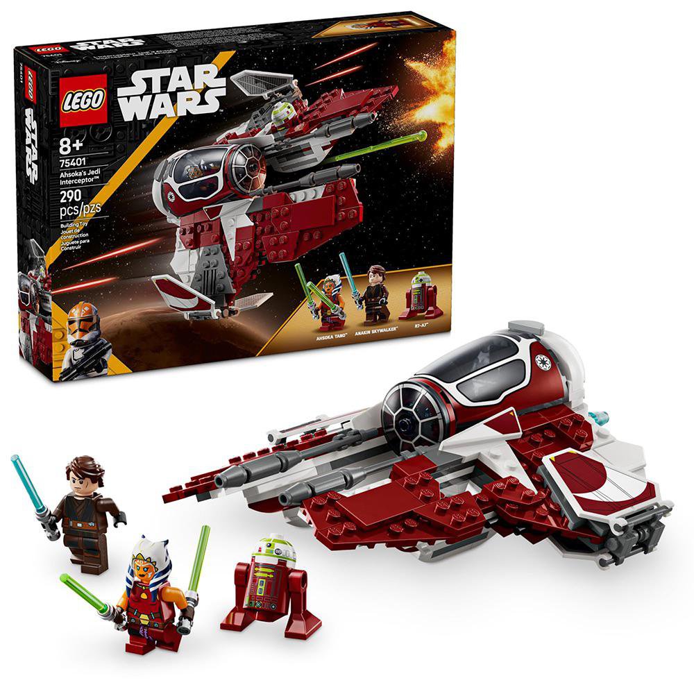LEGO Star Wars Interceptor Jedi de Ahsoka #75401 de 290 Piezas