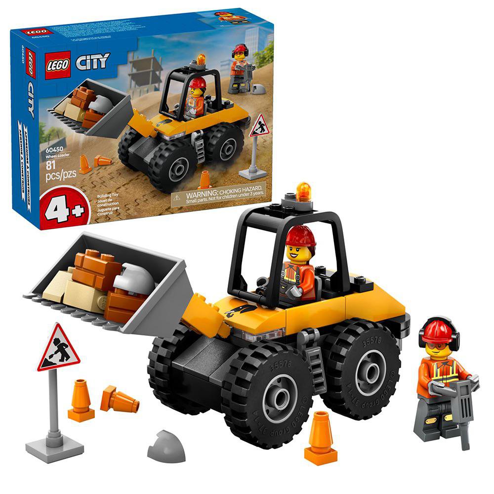 LEGO City Cargador de Ruedas #60450 de 81 Piezas