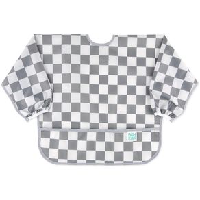 Babero con Mangas Cuadros Chevron