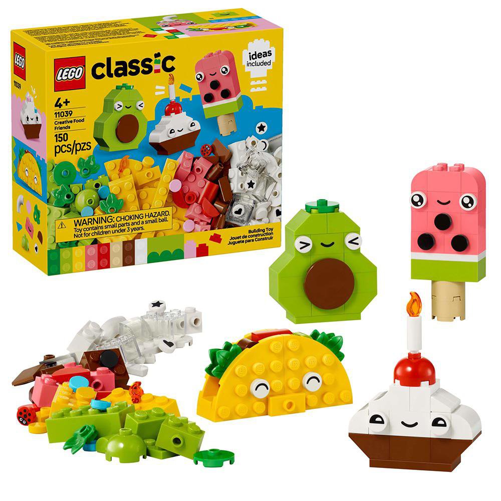 LEGO Classic Amigos Nutritivos Creativos #11039 de 150 Piezas
