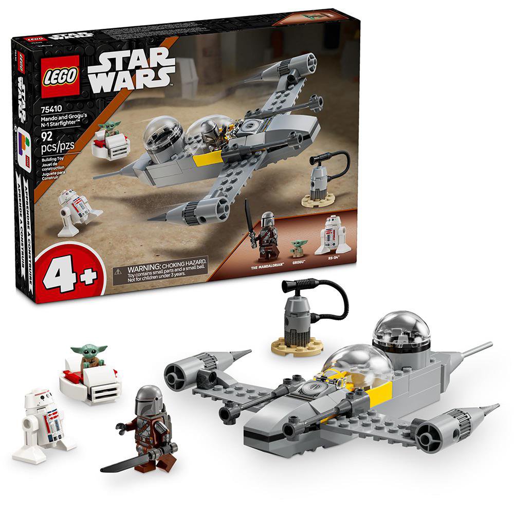 LEGO Star Wars Casa Estelar N-1 de Mando y Grogu #75410 de 92 Piezas