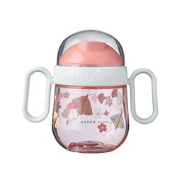 Vaso Entrenador con Boquilla y Asas Flores 7 Oz
