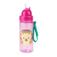Vaso con Pajilla Diseño Llama