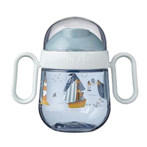 Vaso Entrenador con Boquilla y Asas Azul Barcos 7 Oz