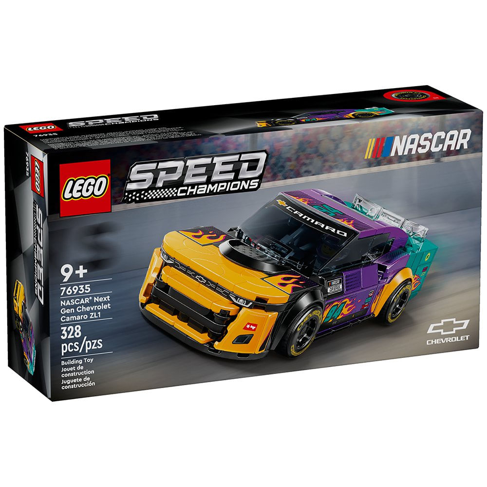 LEGO Speed Champions NASCAR Next Gen Chevrolet Camaro ZL1 #76935 de 328 Piezas