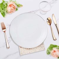 Plato-Para-Cena-Blanco-Con-Borde-Dorado-10.5-Plg---Toscana