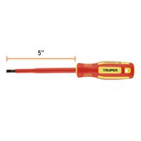 Destornillador Aislado Plano 5 Plg - Truper