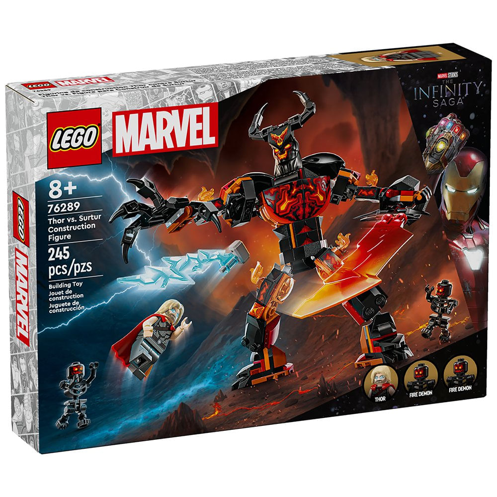 LEGO Marvel Infinity Saga Thor vs. Surtur Figura para Construir #76289 de 245 Piezas