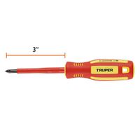 Destornillador Aislado Cruz 3 Plg - Truper