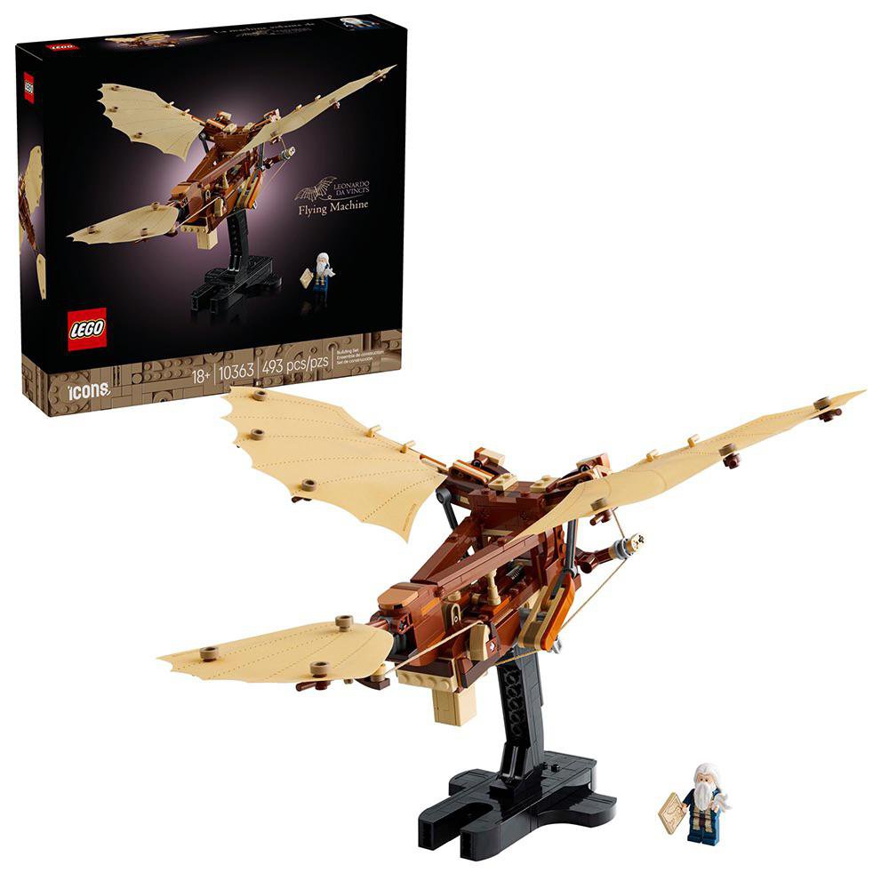 LEGO Icons Máquina Voladora de Leonardo da Vinci #10363 de 493 Piezas