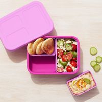 Recipiente Construye Tu Bento Rosa 28 Oz