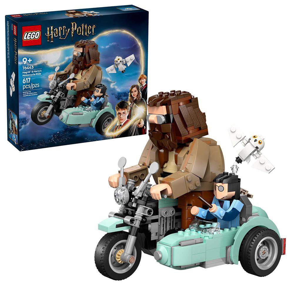 LEGO Harry Potter Viaje en Motocicleta de Hagrid y Harry #76443 de 617 Piezas