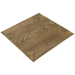 Plato Café Claro Base Decorativo Cuadrado