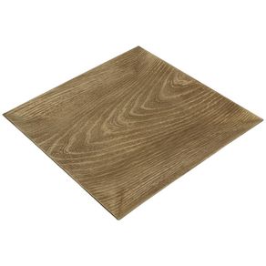 Plato Café Claro Base Decorativo Cuadrado