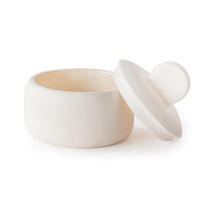 Azucarera de Cerámica Blanca con Tapa