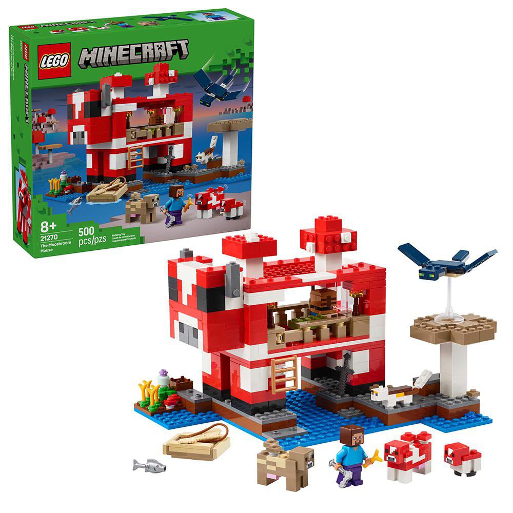 LEGO Minecraft La Casa-Champiñaca #21270 de 500 Piezas