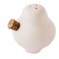 Salero de Cerámica Blanca