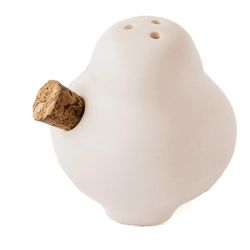 Salero de Cerámica Blanca