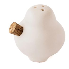 Salero de Cerámica Blanca