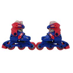Patines en Línea Ajustables Rojos Talla S