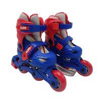 Patines en Línea Ajustables Rojos Talla S