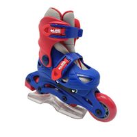 Patines en Línea Ajustables Rojos Talla S