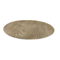 Plato Base Decorativo Café Claro