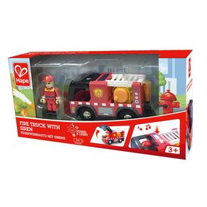 Camión De Bomberos Con Sirena