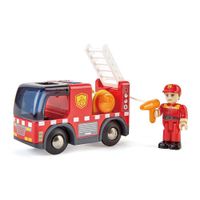Camión De Bomberos Con Sirena