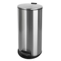Basurero Soft Closing de Acero Inoxidable con Pedal 28 L