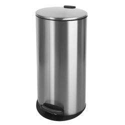 Basurero Soft Closing de Acero Inoxidable con Pedal 28 L