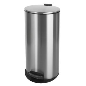 Basurero Soft Closing de Acero Inoxidable con Pedal 28 L
