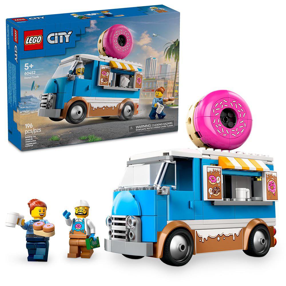 LEGO City Camión de Donas #60452 de 196 Piezas