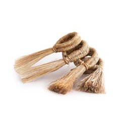 Set de 4 Anillos para Servilleta de Fibras Naturales