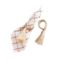 Set de 4 Anillos para Servilleta de Fibras Naturales
