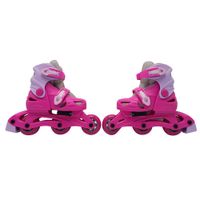 Patines en Línea Ajustables Rosados Talla S