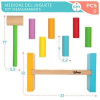 Juego Martillo de Madera Disney Baby 8 Pzas
