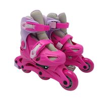 Patines en Línea Ajustables Rosados Talla M
