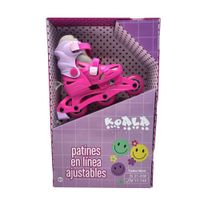 Patines en Línea Ajustables Rosados Talla M