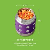 Recipiente Térmico Dots Morado 8 Oz