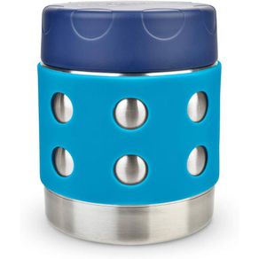 Recipiente Térmico Dots Celeste 8 Oz