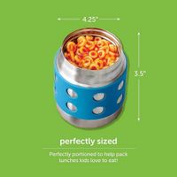 Recipiente Térmico Dots Celeste 8 Oz