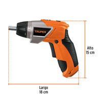 Destornillador Inalámbrico Multiposición 3.5 V de 2 Plg - Truper