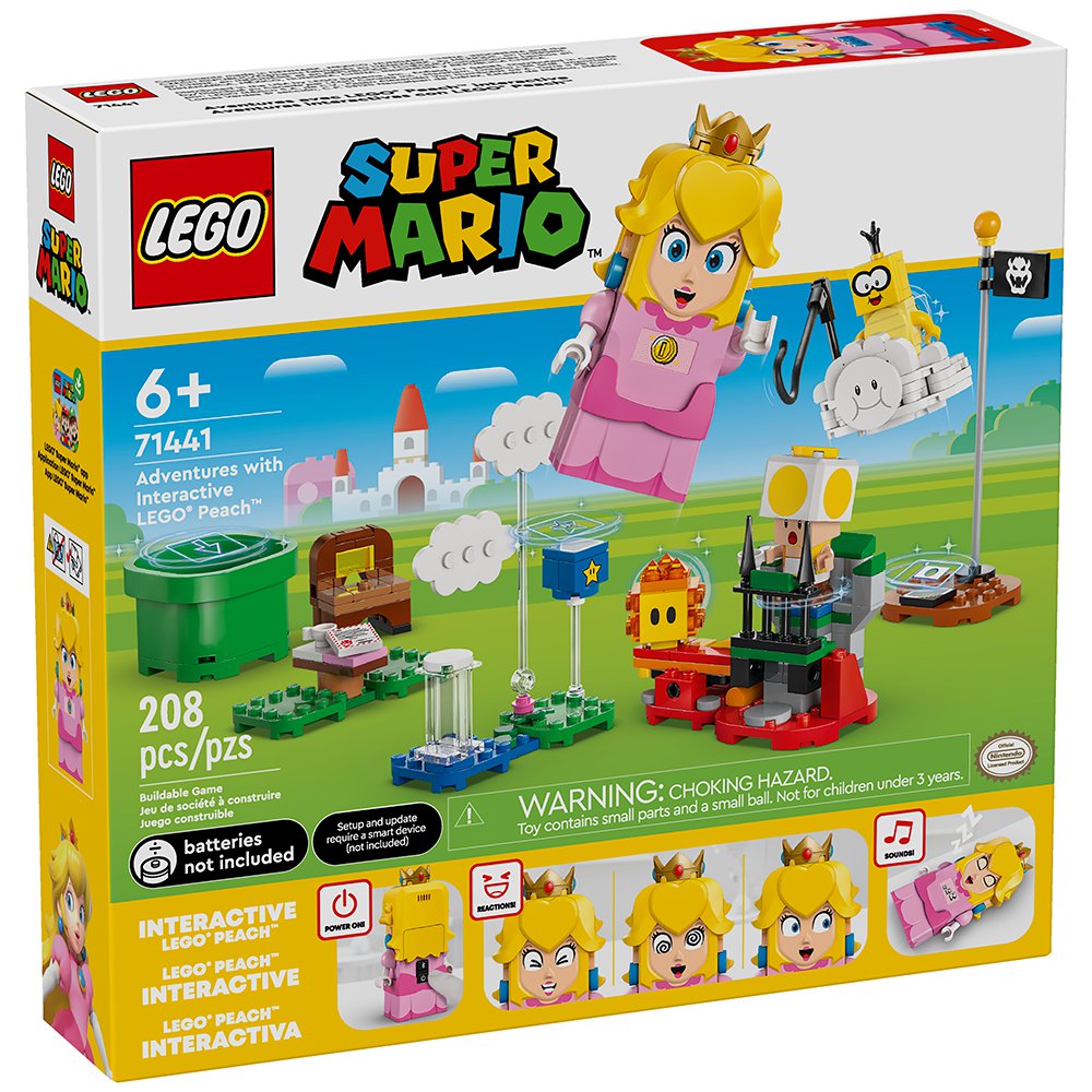 LEGO Super Mario Aventuras Interactivas con Peach #71441 de 208 Piezas