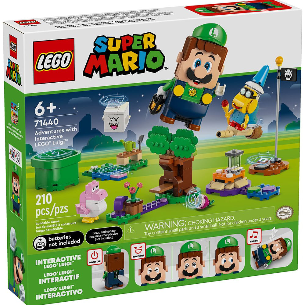 LEGO Super Mario Aventuras Interactivas con Luigi #71440 de 210 Piezas