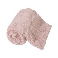 Frazada de Corazones Rosa
